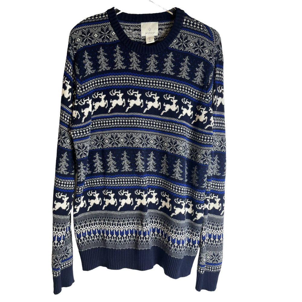 Aspen Reindeer Fair Isle Sweater